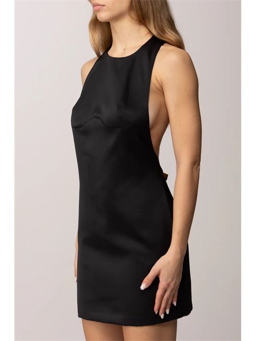 Mini abito in duchesse con collana ELISABETTA FRANCHI | AB87162E2/110